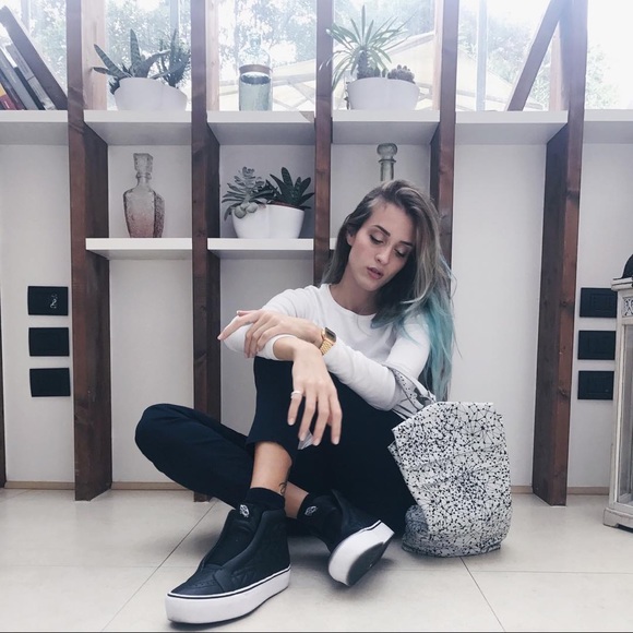 Vans Shoes | X Karl Lagerfeld Sk8hi Laceless Platform | Poshmark